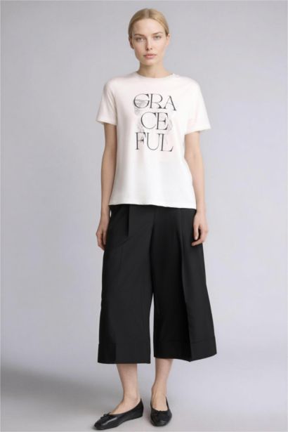 Regular Fıt Baskılı Kısa Kollu Tişört