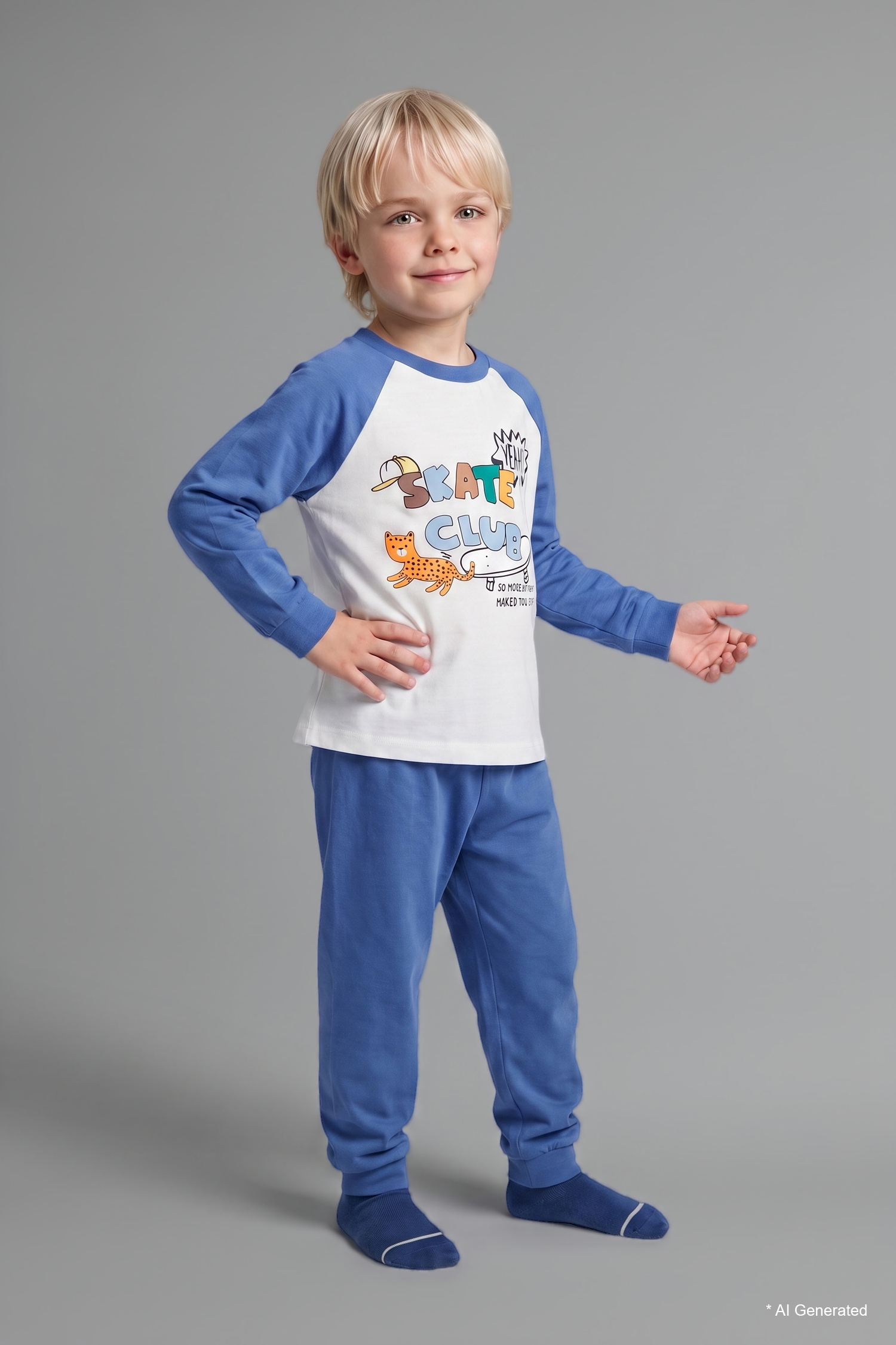 Baby Boy Top Bottom 2 Piece Pyjama Set