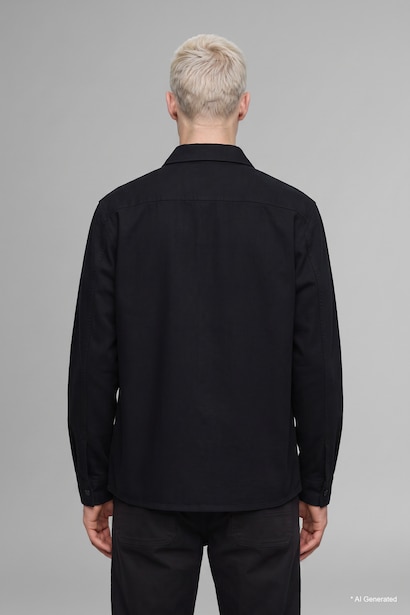 Regular Fit Woven Long Sleeve Shirt