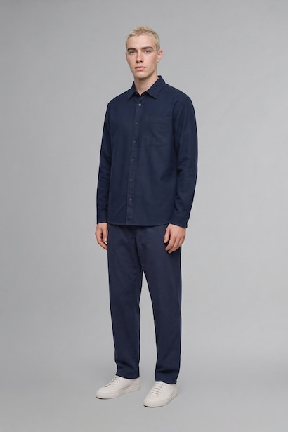 Regular Fit Woven Long Sleeve Shirt