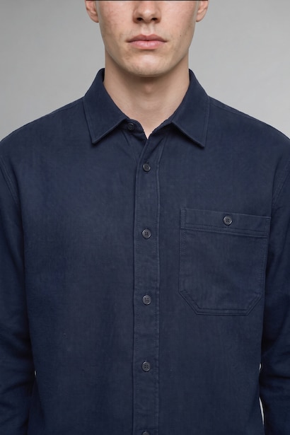 Regular Fit Woven Long Sleeve Shirt
