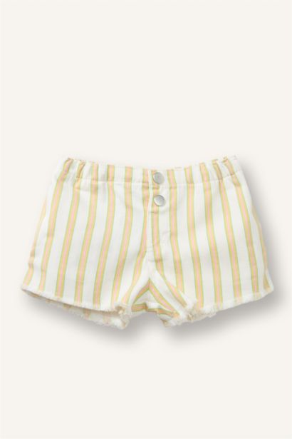 Gabardin Şort Kız Bebek