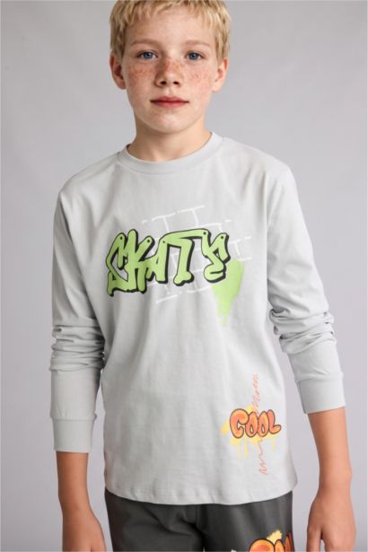 2 piece Regular Fit Knitted Pyjamas