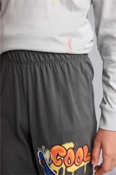 2 piece Regular Fit Knitted Pyjamas