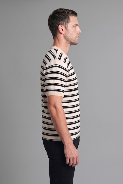 Relax Fit Knitwear Short Sleeve T-Shirt
