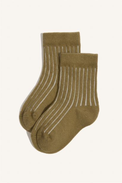 Kaydırmaz Taban 5'li Pamuklu Patik Çorap Erkek Bebek