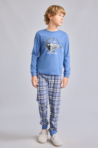 2 piece Regular Fit Knitted Pyjamas