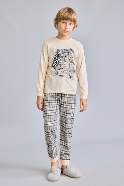 2 piece Regular Fit Knitted Pyjamas