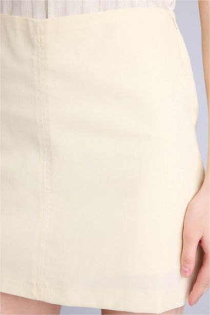 A Kesim Pamuklu Mini Etek