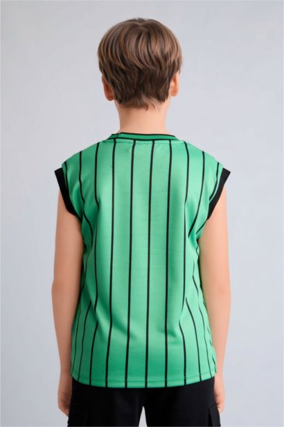 Boy Regular Fit Minecraft Licensed Tulle Tank Top