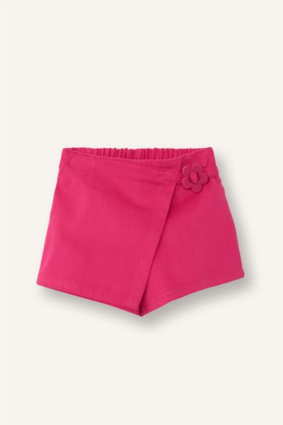 Baby Girl Twill Basic Skirt