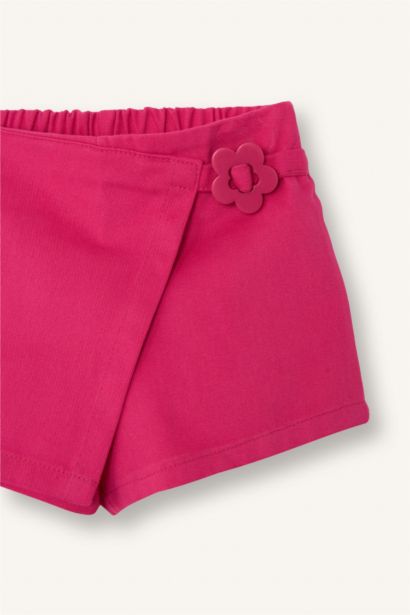 Baby Girl Twill Basic Skirt