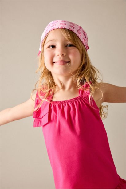 Baby Girl Sleeveless Poplin Dress
