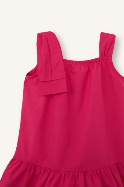 Baby Girl Sleeveless Poplin Dress