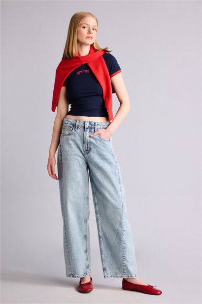 Fitted Kısa kollu Tişört