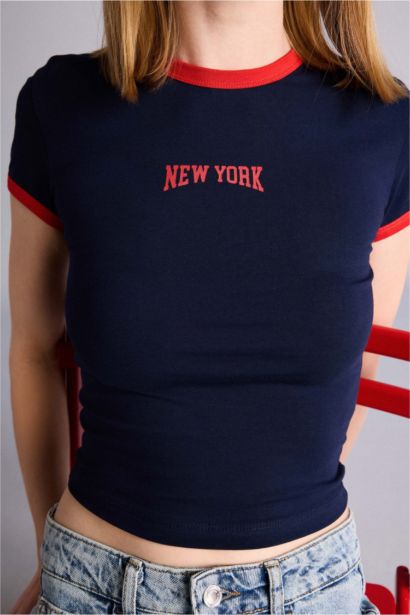 Fitted Kısa kollu Tişört