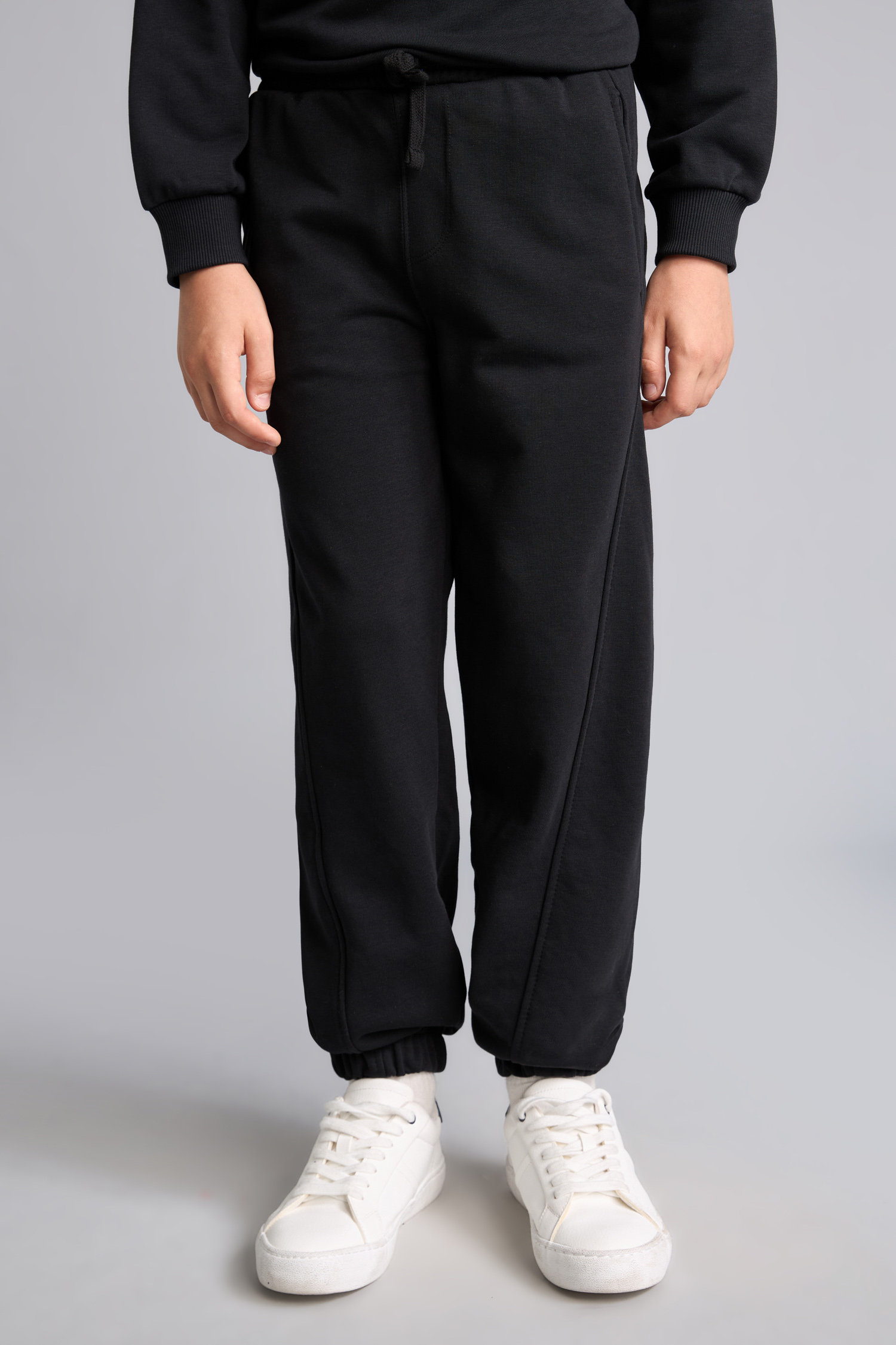 Boy Oversize Black Sweatpants