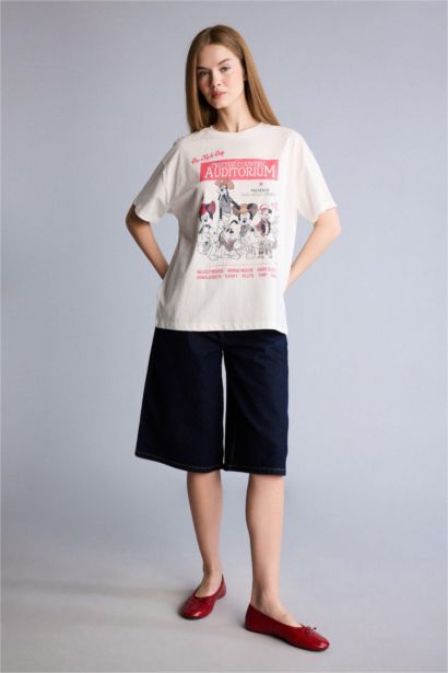 Oversıze Baskılı Tişört