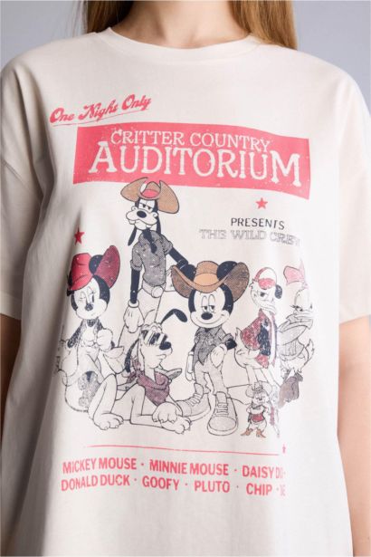 Oversıze Baskılı Tişört