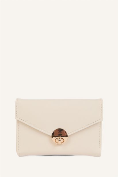 Kadın Fularlı Suni Deri Cüzdan