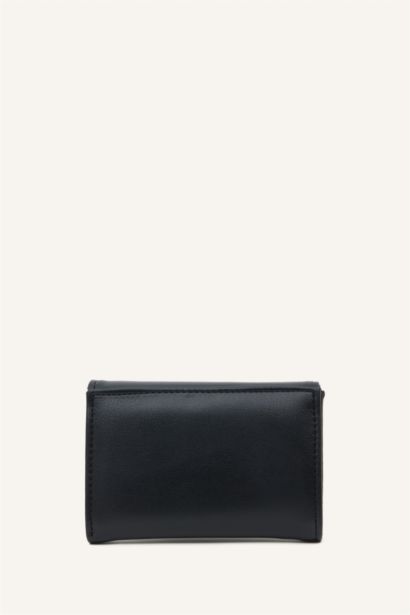 Kadın Fularlı Suni Deri Cüzdan