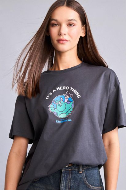 Dısney Monsters, Inc. Oversıze Tişört