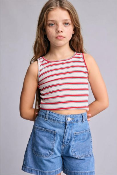 Girl Printed Ribana Tank Top
