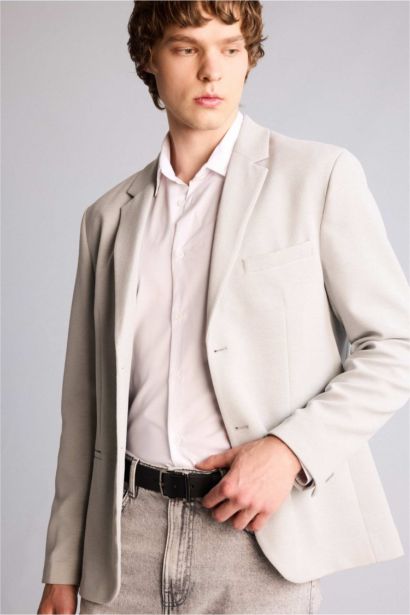 Erkek Dikdörtgen Toka Suni Deri Jean Kemeri