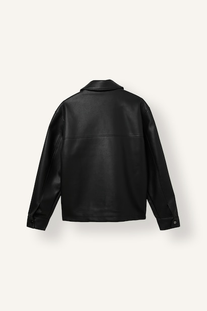 Regular Fit Polo Collar Zip-Up Jacket