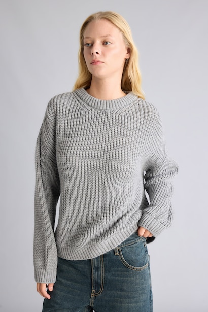 Pull à col rond Coupe régulière