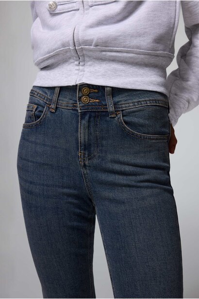 Normal Waist Flare Trousers