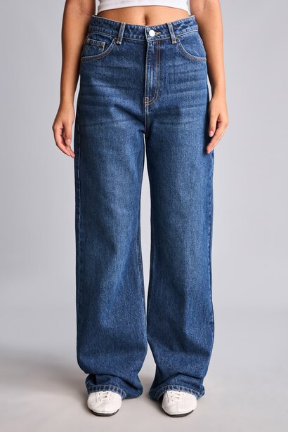 90's Wıde Leg Yüksek Bel Jean Pantolon
