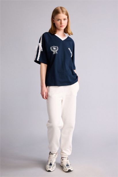 Overshirt Fit Kısa kollu Baskılı Tişört