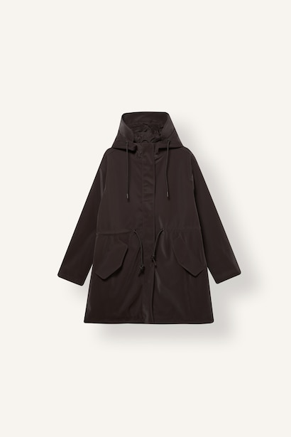 Imperméable en similicuir Coupe régulière