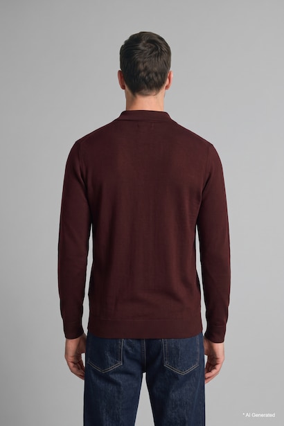 Standart Fit Polo Yaka Triko Basic Kazak