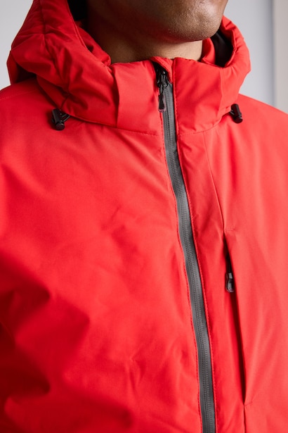 Su İtici Regular Fit Kapüşonlu Mont