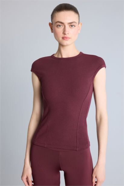 Slim Fit Kısa kollu Modal Tişört