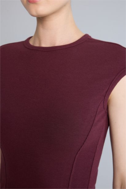 Slim Fit Kısa kollu Modal Tişört