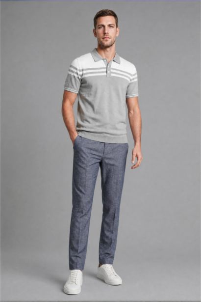 Standard Fit Short Sleeve Polo T-Shirt
