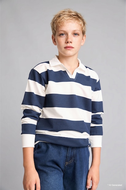 Boy New Regular Fit Long Sleeve Cotton Sweatshirt