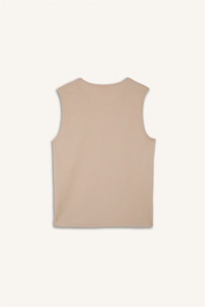 Regular Fit Crew Neck Tank Top