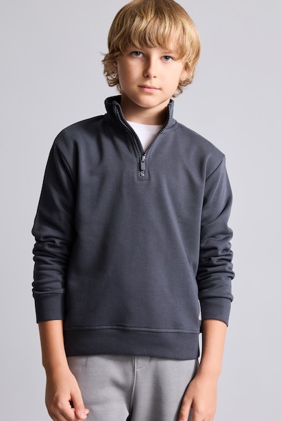 High Neck Sweatshirt