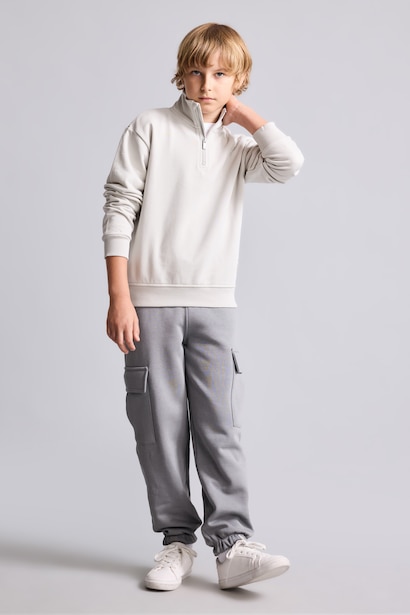 High Neck Sweatshirt