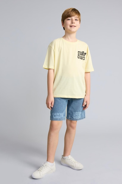 T-shirt oversize imprimé 100% coton pour garçon
