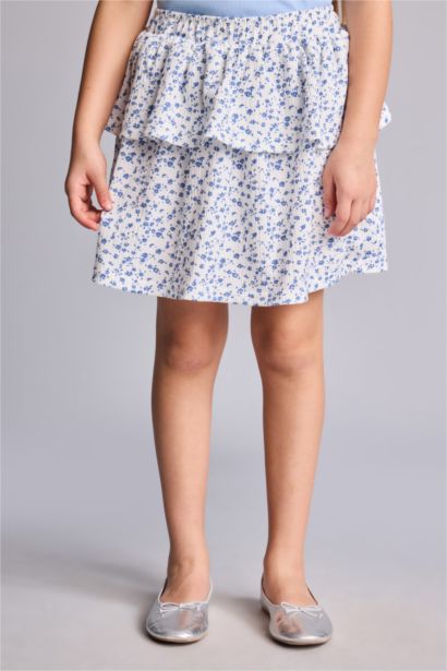 Girl Regular Fit Knitted Skirt