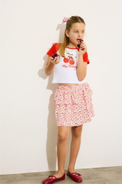 Girl Regular Fit Mini Skirt