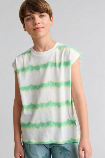 Boy Oversize Fit Printed Tank Top