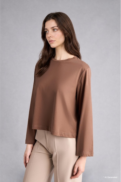 Relax Fit Long Sleeve Tunic