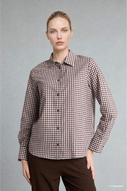Regular Fit Seersucker Texture Shirt
