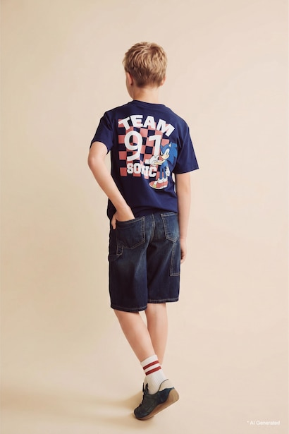 Boy Carpenter Fit Denim Shorts